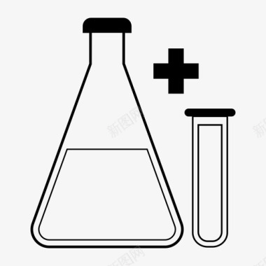 医学研究健康健康研究图标图标