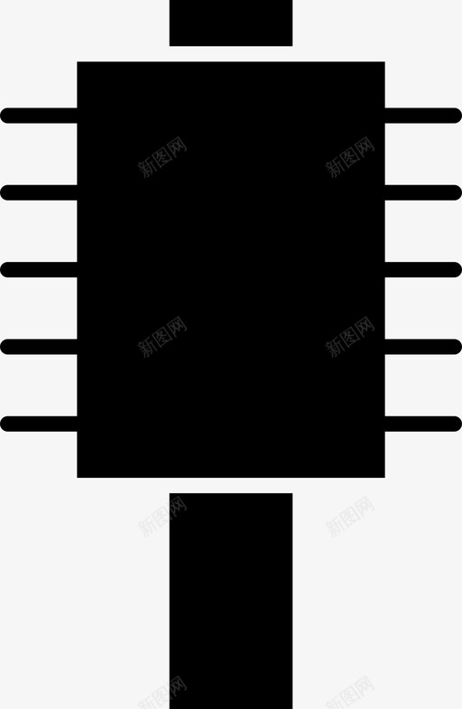 刷子美容头发图标svg_新图网 https://ixintu.com spasaloonsolid 刷子 头发 沙龙 滚筒刷 美容