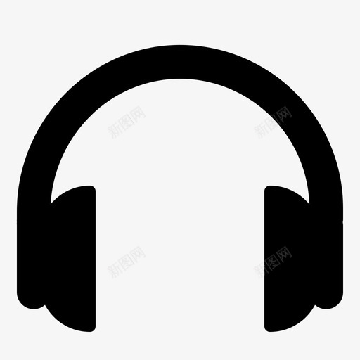 音乐音频dj图标svg_新图网 https://ixintu.com dj messenger 固态 应用程序 耳机 音乐 音频