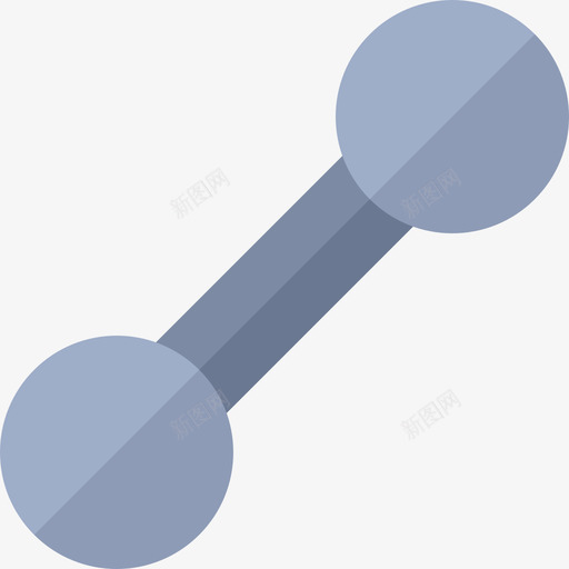 杠铃纹身工作室6平面图标svg_新图网 https://ixintu.com 工作室 平面 杠铃 纹身