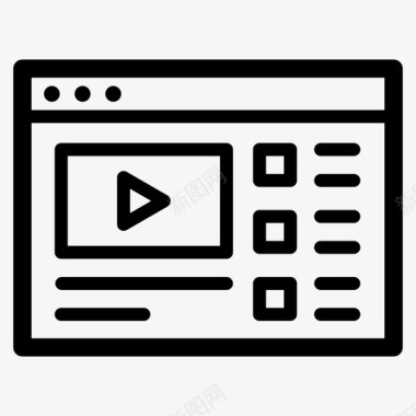 视频活动营销平台图标图标