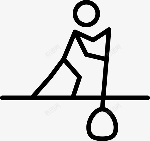 独木舟小船皮划艇图标svg_新图网 https://ixintu.com 划艇 夏季 奥运会 小船 水上运动 独木舟 皮划艇 运动会