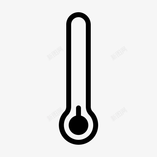 温度计冷医院图标svg_新图网 https://ixintu.com 1卷 医院 对象 混合 温度 温度计 生病
