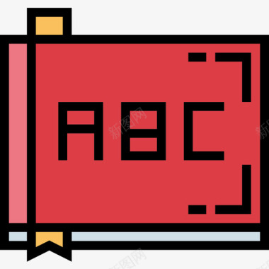 Abc玩具童年2线性颜色图标图标
