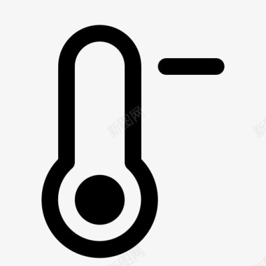 温度计寒冷温度图标图标