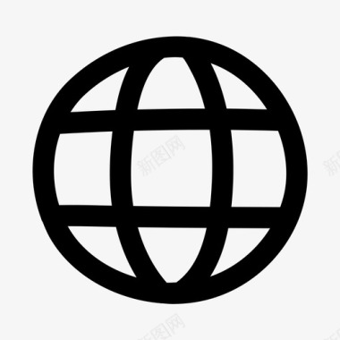 全球通讯连接图标图标