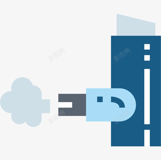 吸入器药物扁平图标svg_新图网 https://ixintu.com 吸入器 扁平 药物