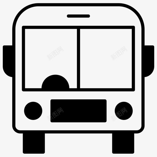 公共汽车公共交通旅游图标svg_新图网 https://ixintu.com 交通 公共 公共汽车 旅游