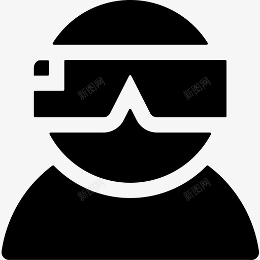 Ar眼镜虚拟现实53填充图标svg_新图网 https://ixintu.com Ar 填充 眼镜 虚拟现实