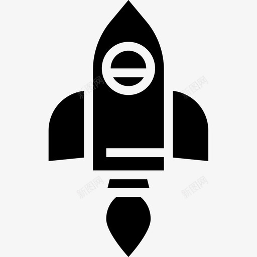 火箭商业元素6固体图标svg_新图网 https://ixintu.com 商业元素6 固体 火箭