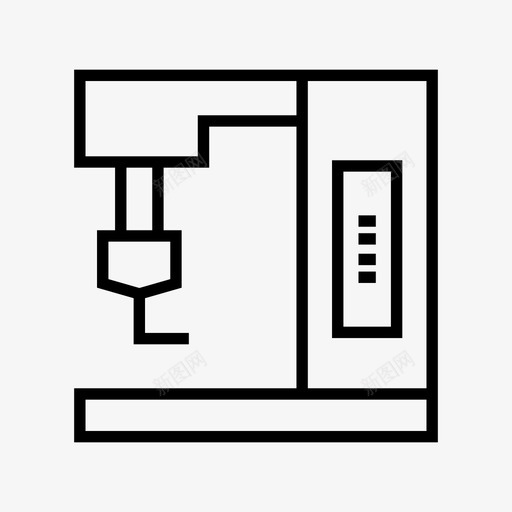 机械自动化工业图标svg_新图网 https://ixintu.com 仪器 制造 工业 机器 机械 生产线 自动化