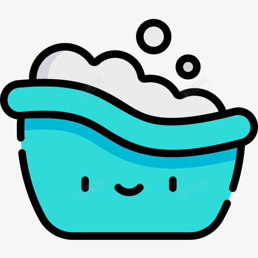 Bathbaby89线性颜色图标svg_新图网 https://ixintu.com Bath baby 线性 颜色