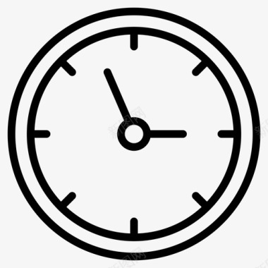 时间时钟日程表图标图标