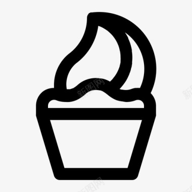 馅饼饮料蛋糕图标图标