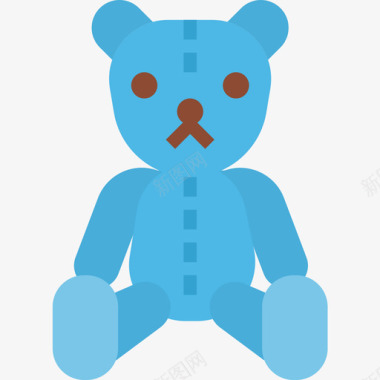泰迪熊31号游乐场公寓图标图标