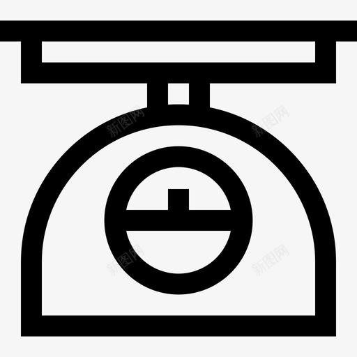 秤烹饪74线性图标svg_新图网 https://ixintu.com 烹饪 线性