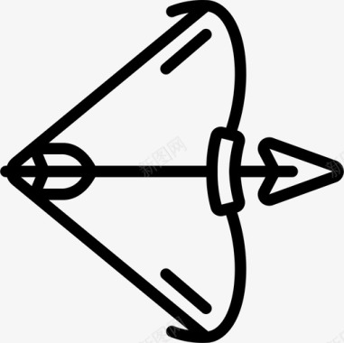 弓冒险运动13直线型图标图标
