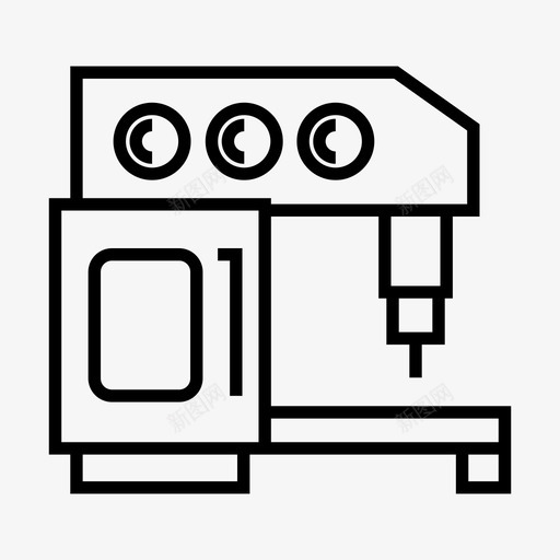 工业机械工业生产线图标svg_新图网 https://ixintu.com 工业 工业生产 机械 生产线