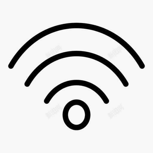 wifi热点rss图标svg_新图网 https://ixintu.com rss web wifi 信号 图标 无线 热点 用户界面 线图