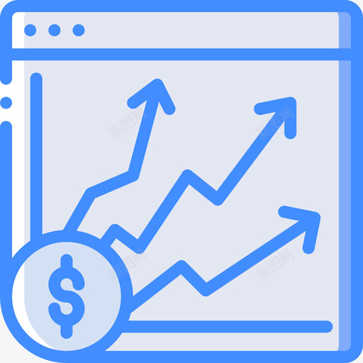 分析众筹4蓝色图标svg_新图网 https://ixintu.com 众筹 分析 蓝色