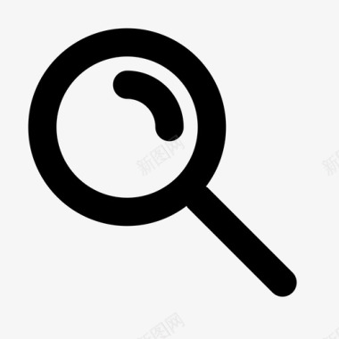 搜索应用程序界面图标图标