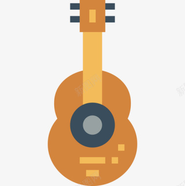 吉他爵士乐2平调图标图标