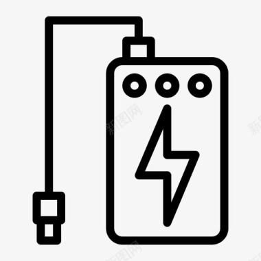 电源组电池充电图标图标
