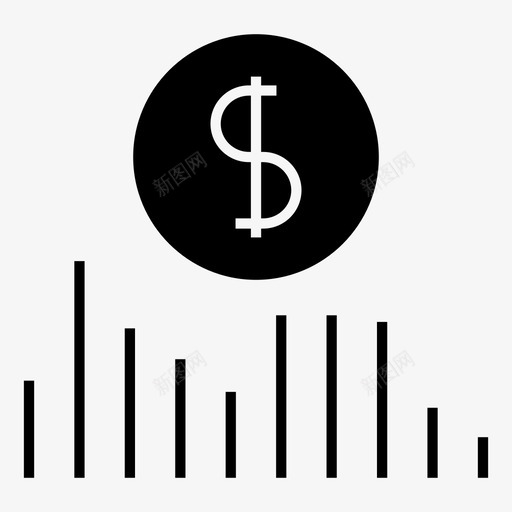 财务分析分析财务图标svg_新图网 https://ixintu.com 分析 柱状图 财务 财务分析 财务黑暗