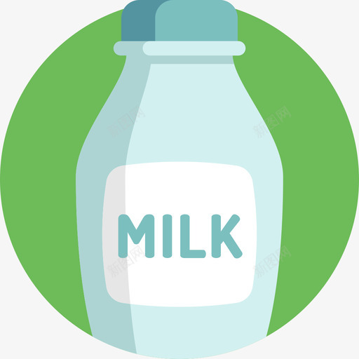 牛奶营养8淡牛奶图标svg_新图网 https://ixintu.com 牛奶 营养