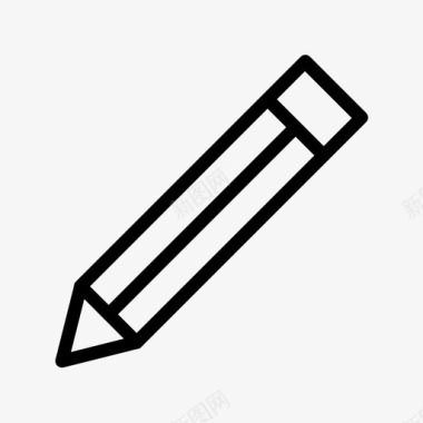 铅笔写作教育偶像图标图标