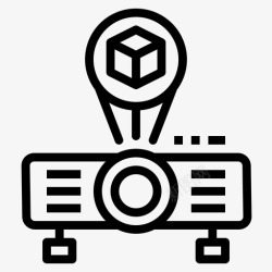 虚拟投影图表数据投影图表数据图标高清图片