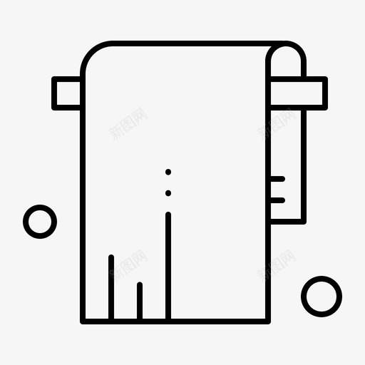 浴室毛巾水疗和放松图标svg_新图网 https://ixintu.com 放松 毛巾 水疗 浴室