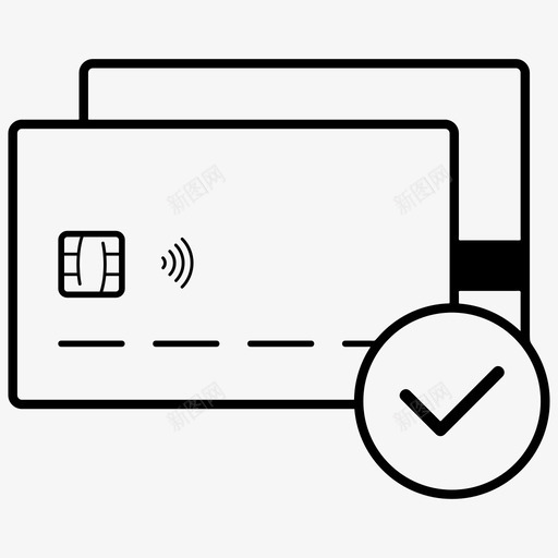 信用卡激活活动卡安全图标svg_新图网 https://ixintu.com 信用卡 信用卡激活 卡安全 活动 身份