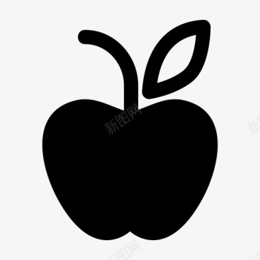 苹果甜点食物图标图标