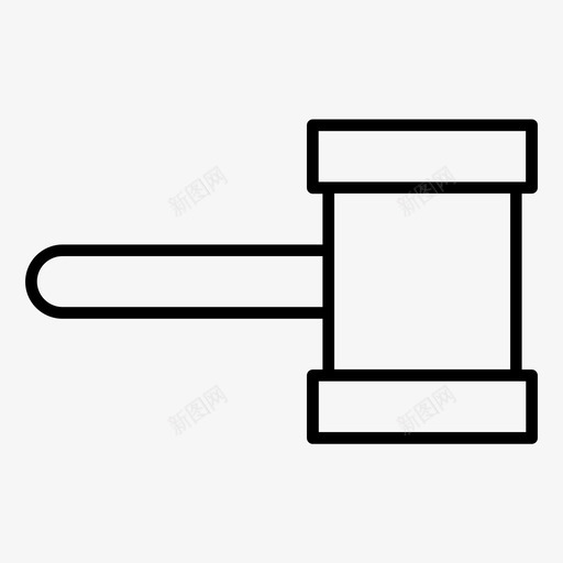 锤子决定木槌图标svg_新图网 https://ixintu.com 决定 决议 判决 办公室 大纲 木槌 裁决 锤子