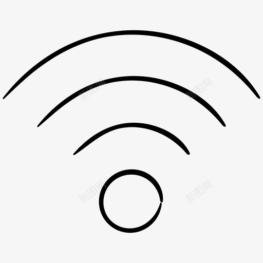 wifi互联网咖啡店手绘图标svg_新图网 https://ixintu.com wifi 互联网 咖啡店手绘图标