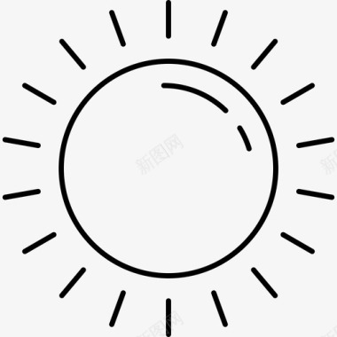 太阳气候假日图标图标