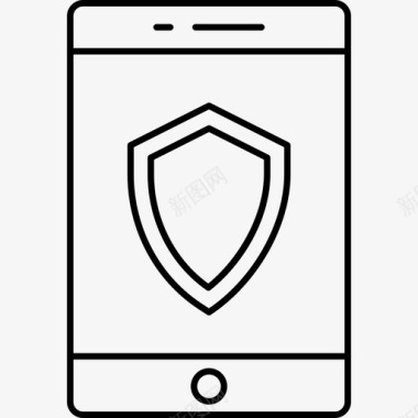 安全蜂窝移动图标图标