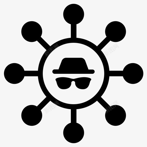 间谍匿名黑客图标svg_新图网 https://ixintu.com 匿名 间谍 隐姓埋名 隐私 黑客