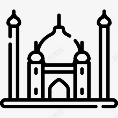 泰姬陵印度共和国第3天直系图标图标