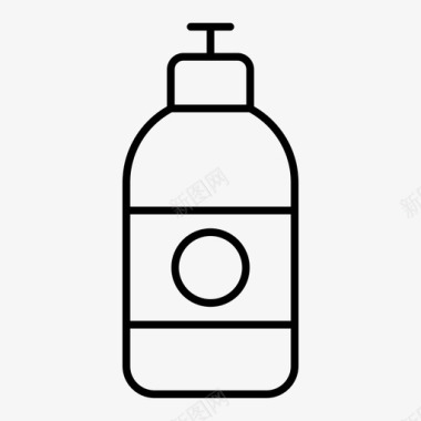 瓶子饮料运动图标图标