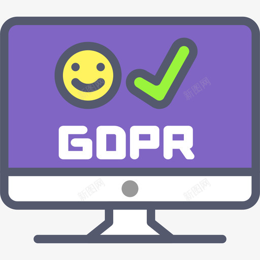 GDPR安全107线性颜色图标svg_新图网 https://ixintu.com GDPR 安全107 线性颜色