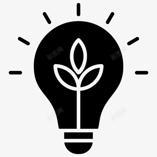 生物能源生态能源绿色能源图标svg_新图网 https://ixintu.com 可再生能源 有机能源 清洁能源图标 生态能源 生物能源 绿色能源