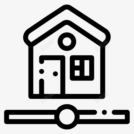 House通讯152直系图标svg_新图网 https://ixintu.com House 直系 通讯