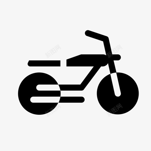 摩托车汽车道路图标svg_新图网 https://ixintu.com 交通 填充 摩托车 汽车 车辆 运输 道路