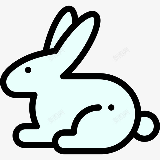 兔弹簧75线形颜色图标svg_新图网 https://ixintu.com 弹簧 线形 颜色