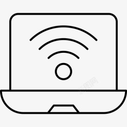 电脑热点wifi热点笔记本电脑图标高清图片