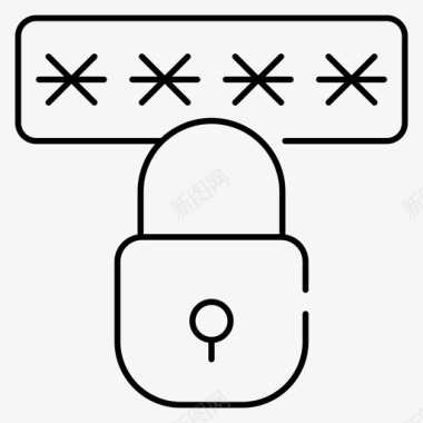 密码锁登录图标图标
