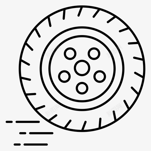 速度橡胶轮胎图标svg_新图网 https://ixintu.com 图标 橡胶 线图 车轮 轮胎 速度
