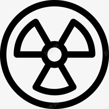 辐射核能2线性图标图标